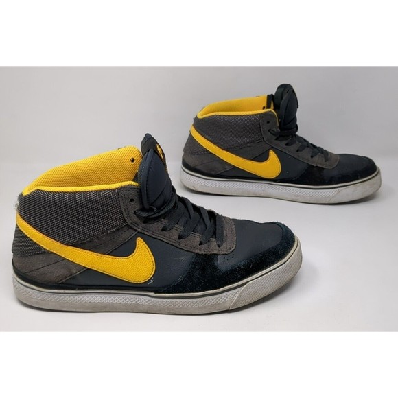 Nike Mavrk Mid 2 Size 8 Shoes Mens Gray Mango Laser Orange Sneakers‎ 386611-080 - Picture 1 of 10